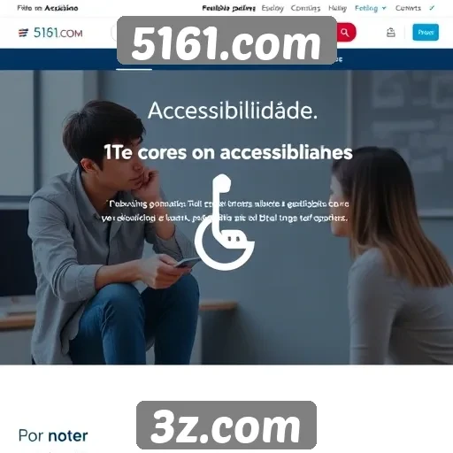 Acessibilidade no site 5161.com melhora experiência do usuário